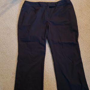 New Black Nike DRI-FIT Golf Capri Pants sz 16